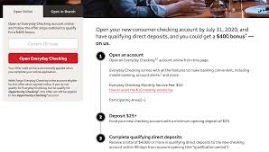 Online account then you can log in to run any transaction of your choice. Dead Nationwide Wells Fargo 400 Checking Bonus Available Online Doctor Of Credit