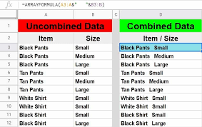 To select a row, click its number in the grey column on the left. 5 Formulas That Combine Columns In Google Sheets
