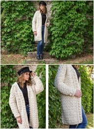 Free knitting pattern for serenity cardi. 40 Crochet Jacket Sweater And Cardigan Patterns For All Seasons Diy Crafts
