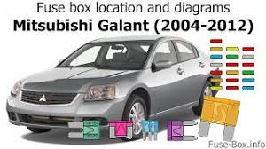 How to replace your car s fuse box yourmechanic advice. Fuse Box Location And Diagrams Mitsubishi Galant 2004 2012 Youtube