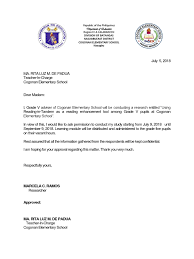 Part 3 even.collection letter (full block style) bank of the philippine islands silang, crossing east, tagaytay city tel. Letter Of Conducting Research Behavior Modification Learning