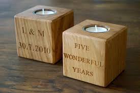 5th Wedding Anniversary Tea Light Holders Makemesomethingspecial Co Uk Traditional Anniversary Gifts 5th Wedding Anniversary Gift Anniversary Gifts