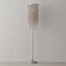 Athena Smoke Crystal Silver Floor Lamp Crystal Floor Lamp Crystal Floor Silver Floor Lamp