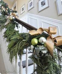 Christmas Home Tour 2011 Centsational Girl Christmas Garland Christmas Banister Christmas Decorations