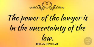 A power of attorney form (poa) is a document that lets a person (the principal) choose someone else (their agent) to handle their medical and a power of attorney form is required to be signed in accordance with state law (such as witnesses or a notary public). Jeremy Bentham The Power Of The Lawyer Is In The Uncertainty Of The Law Quotetab