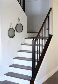 Some codes require toe kicks. From Carpet To Hardwood Staircase Makeover Satori Design For Living