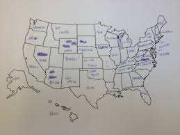 The us state map consists of all 50 states within the united states, along with state borders, major cities and capitals, and sometimes large bodies of before we go into the maps with and without the state names, let us provide you with some extra information that you might need if you are studying. It S Thanksgiving So We Asked Brits To Label The United States We Re So Sorry America