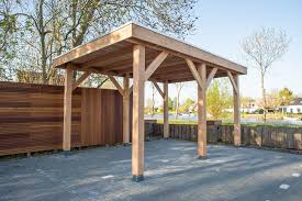 Holz Carport Sloten Larche Douglasie 350 X 500 Cm Flachdach