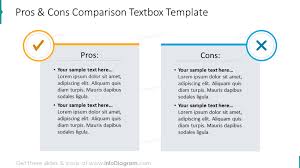 15 Modern Pros Cons Diagram Template Ppt Slide Examples And Comparison Infographic Icons