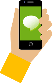 Find the perfect hand holding a cell phone stock photos and editorial news pictures from getty images. Hand Holding A Smartphone With Speech Bubble Clipart Free Download Transparent Png Creazilla