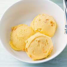 Helado De Durazno Con Trozos De Fruta Eisrezepte Fur Eismaschine Con Durazno Eismaschine Eisrezepte Fruta Fur Heladeria Helados Helado De Melocoton