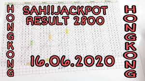 Sah Tembus 4 Angka 2800 Tarikan Paito Hk 16 06 2020 Langsung Jackpot Youtube