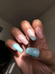 Gender Reveal Nails Gender Reveal Nails Nails Nail Designs
