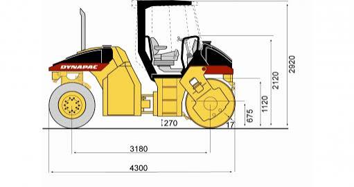 Dynapac CC232CHF Smooth Drum Roller