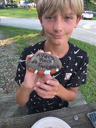 My kiddos found Nemo! 🐟 Found at Gettysburg Farm Campground in Dover 🏕