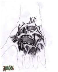 Skull Tattoo Design For Hand Skull Tattoo Designs In 2021 Skull Tattoo Design Hand Tattoos For Guys Tattoo Design For Hand