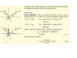 ● ● ● get extra help ● ● ● if you could use some extra help with your math class, then check learn how to find the magnitude and angle of the resultant force from two vectors. Assignment 1 Determine Magnitude And Direction Of Resultant Force Of The Following Problems Ppt Download