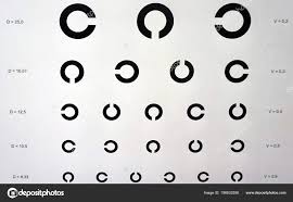 Eye Test Chart Vision Exam Optometrist Check Medical Eye