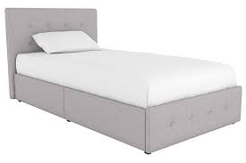 This charcoal upholstered bed with channel tufting adds a unique and modern touch to your bedroom. Rose Twin Upholstered Bed With Storage Ashley Furniture Homestore
