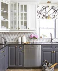 Trending Now Kitchens With Contrasting Cabinets Kitchen Remodel Kitchen Design Kitchen Cabinets Makeover