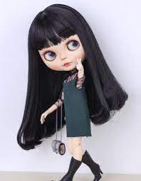 blythe doll wig 910inch blythe doll pulipwig straight hair etsy ストレート ヘアスタイル 人形の髪 美しいモデル