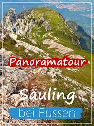 Sauling Uber Saulinghaus Bergtour Von Pflach Nach Hohenschwangau In 2020 Allgau Urlaub Bergtour Touren