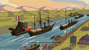 Ito ay isang daanang tubig sa ehipto. 1869 The Opening Of The Suez Canal Malay Youtube