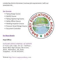 Welding Inspector Course Provides A Systematic Development Of Skills And Knowledge Of Welding Inspector In Line W Piping Design Design Course Welding Inspector