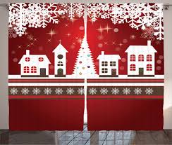 Gingerbread snowflake hanging figurine ornament. The Holiday Aisle Christmas Decorations Winter Holidays Theme Gingerbread House Tree Lights And Snowflakes Art Graphic Print Text Semi Sheer Rod Pocket Curtain Panels Wayfair