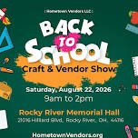 7th Annual Back to School Craft & Vendor Show