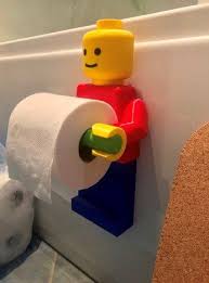 Image Of 3d Print Lego Lego Man Toilet Paper Holder Lego Bathroom Toilet Paper Holder Toilet Paper