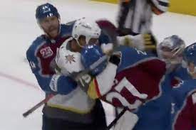 Reaves was assessed a match penalty for 'intent to injure' and ejected from the game. Ryan Reaves Pulls Out Hair Of Avalanche S Ryan Graves