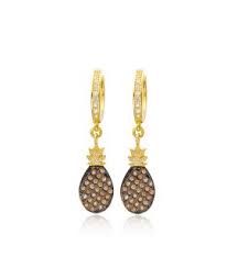 Jual anting murah, garansi, lengkap dari pusatnya. Anting Anting Cincin Dengan Berlian Dan Nanas Hitam