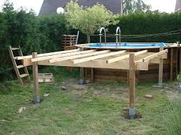 Piscines Spas Quelle Structure Support Pour Terrasse En Bois Surelevee Forums Zwembad Achtertuin Tuin Zwembad Bovengrondse Zwembaden