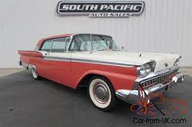 The 428 engine (345 horsepower) replaced the 427 engine, and the 500/ltd became the 500. 1959 Ford Fairlane Galaxie 500
