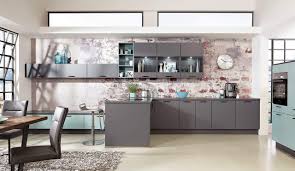 Moderne Einbaukuche Norina 3317 Schiefergrau Aqua Supermatt Kuchenquelle Einbaukuche Moderne Kuche Kuche Block