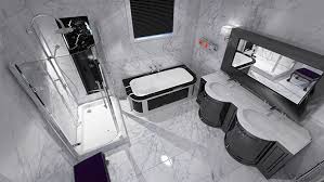 Marble is no doubt one of the most beautiful rocks on earth. White Marble Luxury Bathroom On Behance