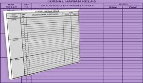 Jurnal harian daring kelas 3 semester 1. Contoh Format Jurnal Atau Catatan Harian Kelas