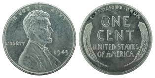 A 1943 steel wheat penny with a d mint mark in mint state with a ms+ certification by a top coin grading company is worth approximately $12 in an auction. 1943 Steel Cent Wikipedia