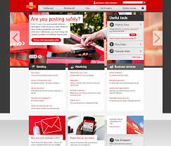 Royal Mail Website Web Layout Design Web Design Sending Mail