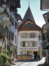 picturesque streets in murten fribourg canton switzerland by mykugelhopf fribourg switzerland medieval wall