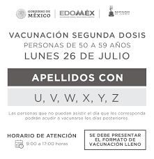 Gobierno Municipal De Naucalpan Auf Twitter Recuerda Que Hoy Es El Ultimo Dia De La Jornada De Vacunacon A Personas De 50 A 59 Anos En Naucalpan Estaremos Recibiendo A Personas Que