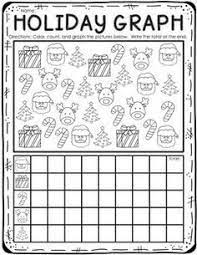 Your Students Will Enjoy This Cute Holiday Graph Activity Students Will Color The Holiday Pictures Christmas Kindergarten Christmas Math Christmas Teaching