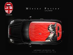 Mister Potter Mini Design Folie Dach Mini Cooper Mini Autofolierung