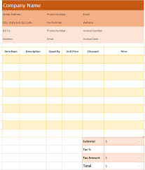 Blank Invoice Excel Template 2 Methods To Create Invoice From Scratch