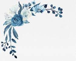 Design blue and white flower background. Navy Blue And White Floral Bouquets Blue Flowers Watercolor Clip Art Moonlight Collection Wedding Invitations Blue Flower Wallpaper Floral Background Blue Flowers