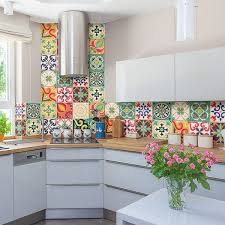 Other Tile Adhesives Valencia A Unique Product By Adesivimurali On Dawanda Unique Kitchen Backsplash Kitchen Backsplash Designs Chic Kitchen