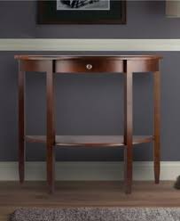 Stylish piece for displaying decorations and improving contemporary decors. Half Round Table Table Half Moon Console Table