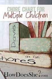 If you'd like to edit it i have included editable files for you so it is easier to fill in your routine in the blank versions! Chore Chart For Multiple Children