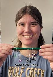 Jewel School episode with wire wrapped cube bead jewelry